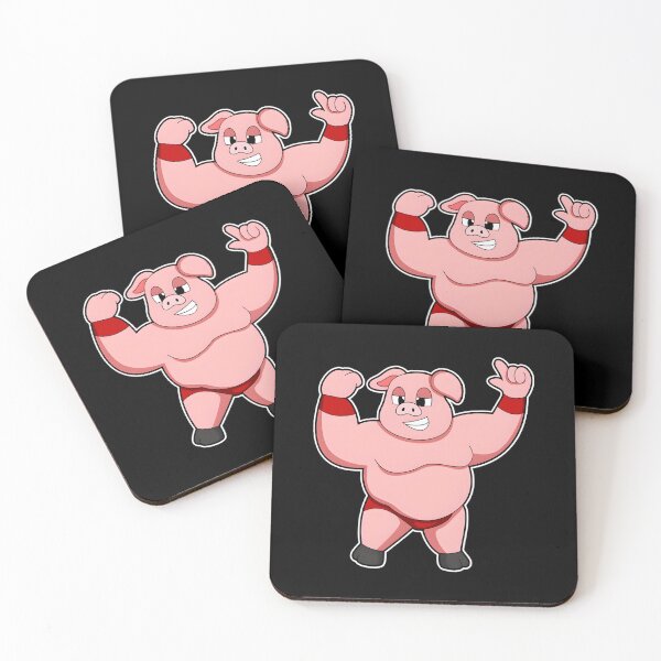 Item preview, Pig as Bodybuilder With Big Belly designed and sold by SophiaLimaMelo.