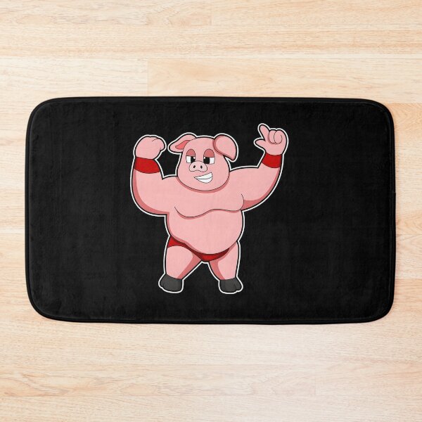 Item preview, Pig as Bodybuilder With Big Belly designed and sold by SophiaLimaMelo.
