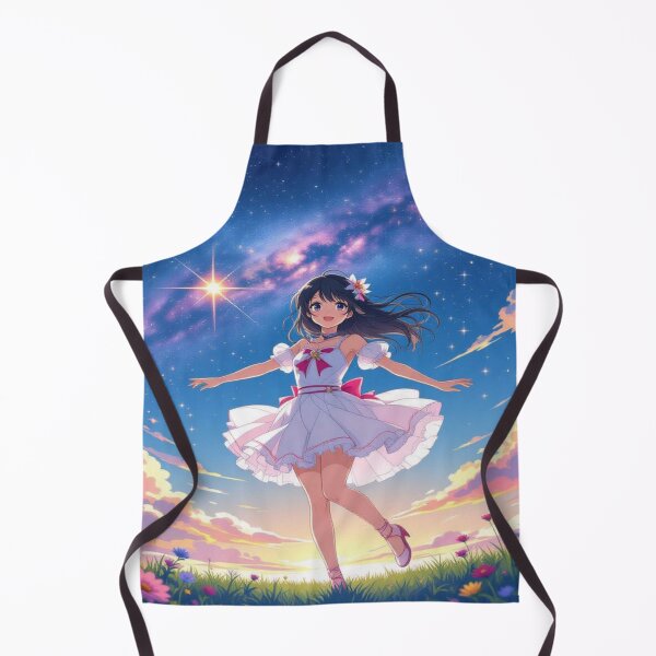 Item preview, GalaxyBallet – AnimeGirl dancing through FlowerDreams & StardustEmotion between PastelSky and JoyfulElegance designed and sold by FotoworldEdel.
