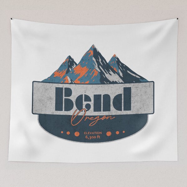 Item preview, Bend Ski Resort, Oregon, Mountain Design designed and sold by Wanderful-roads.