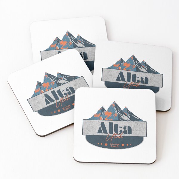 Item preview, Alta Ski Resort, Utah, Mountain Design designed and sold by Wanderful-roads.