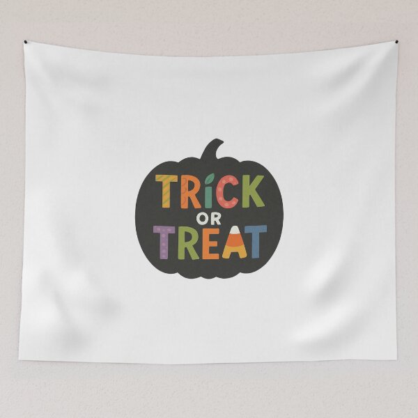 Item preview, Playful Trick or Treat Pumpkin Design for Halloween designed and sold by RuweisVibes.