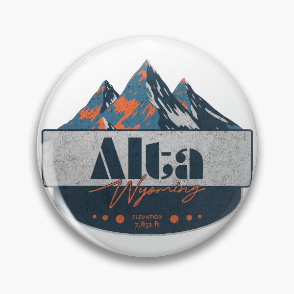 Item preview, Alta Ski Resort, Wyoming, Mountain Design designed and sold by Wanderful-roads.