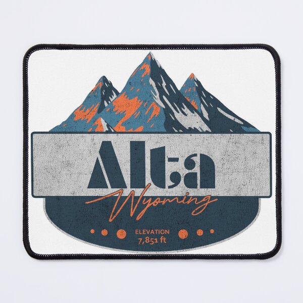 Item preview, Alta Ski Resort, Wyoming, Mountain Design designed and sold by Wanderful-roads.
