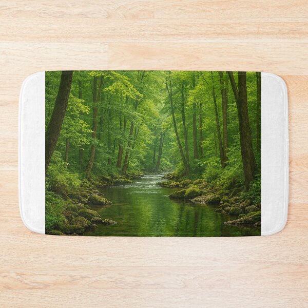 Item preview, Rio sereno na floresta   designed and sold by Leonornature.