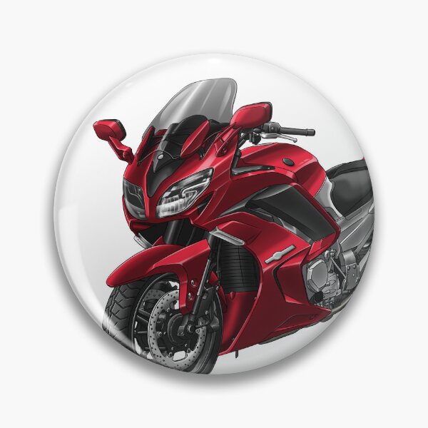 Item preview, Yamaha FJR1300 2014 (Candy Red) for Motorcycle Riders designed and sold by MotoApparelHub.
