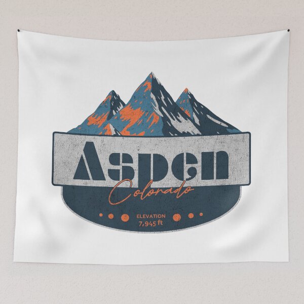 Item preview, Aspen Ski Resort, Colorado, Mountain Design designed and sold by Wanderful-roads.