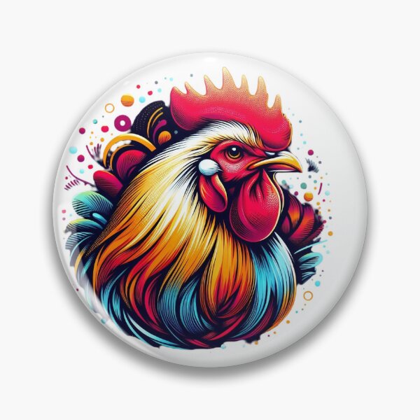 Item preview, A beautiful, strong, and fearless colorful rooster designed and sold by Marcoshop10.