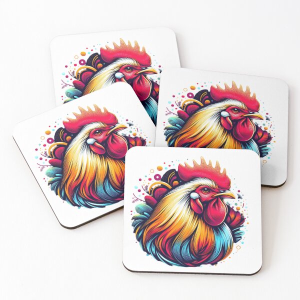 Item preview, A beautiful, strong, and fearless colorful rooster designed and sold by Marcoshop10.