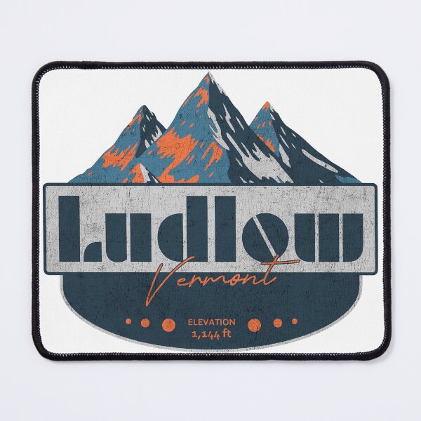 Item preview, Ludlow Ski Resort, Vermont, Mountain Design designed and sold by Wanderful-roads.