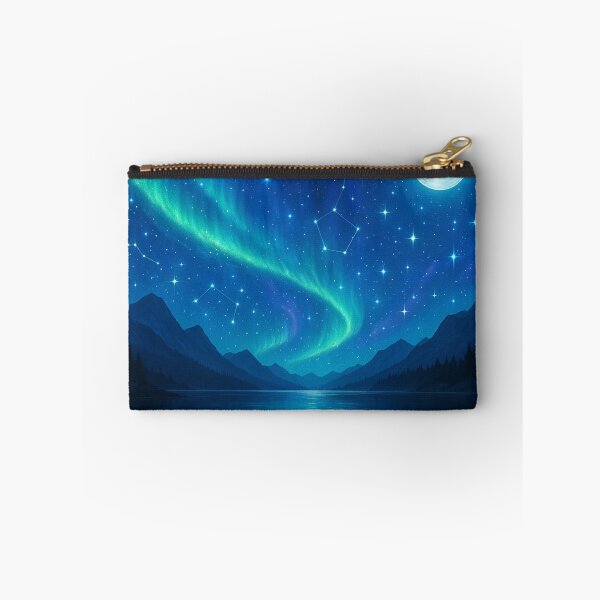 Item preview, Aurora Reflections: Celestial Dreams Over a Mountain Lake designed and sold by OandSDesigns23.