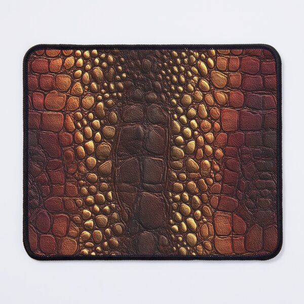 Item preview, Artistic Natural Crocodile Skin Pattern For Nature Print Fan designed and sold by RoyalStarsPatts.
