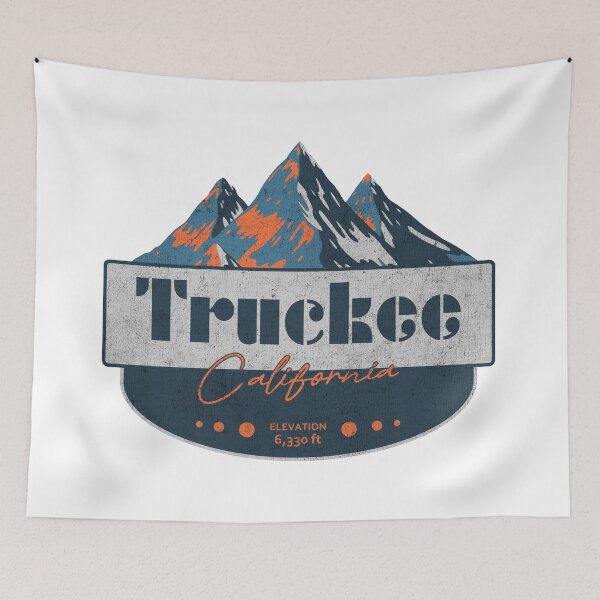 Item preview, Truckee Ski Resort, California, Mountain Design designed and sold by Wanderful-roads.