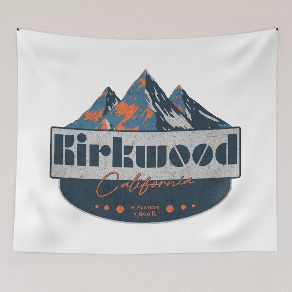 Item preview, Kirkwood Ski Resort, California, Mountain Design designed and sold by Wanderful-roads.