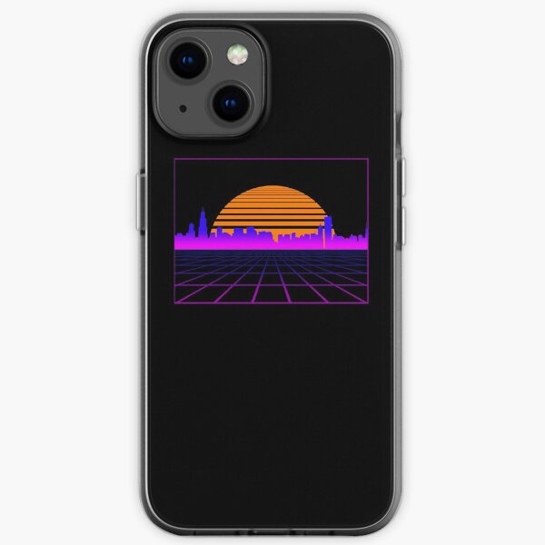 Synthwave, Retrowave Design For The Eighties Music Lovers iPhone Soft Case