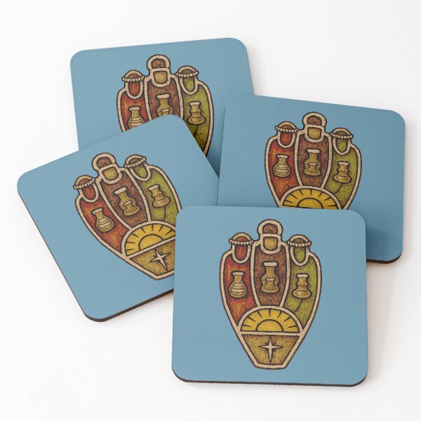 Item preview, Three Wise Men Tribal Emblem – Spiritual Nativity designed and sold by SoLunAgua ..