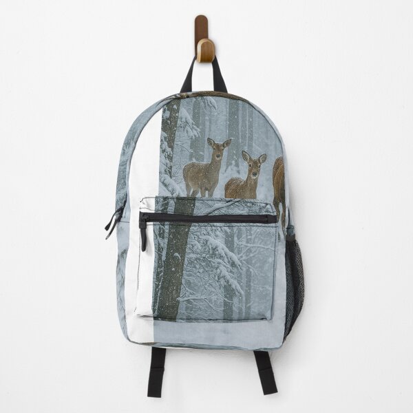 Item preview, Cervos na floresta nevada designed and sold by Leonornature.