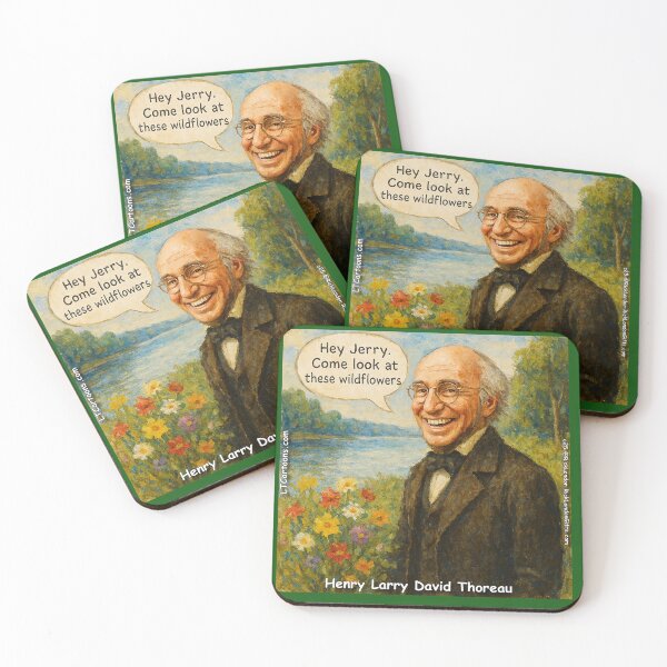 Item preview, Henry Larry David Thoreau: Wildflowers & Wit at Walden designed and sold by Rick London Gifts.