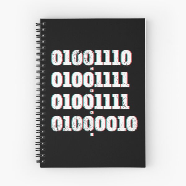 Item preview, NOOB In Binary Code designed and sold by BlueRockDesigns.