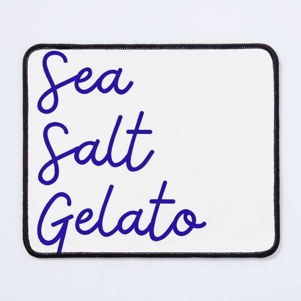 Item preview, Sea Salt Gelato – Coastal Typography Print designed and sold by BalbaAndParsley.