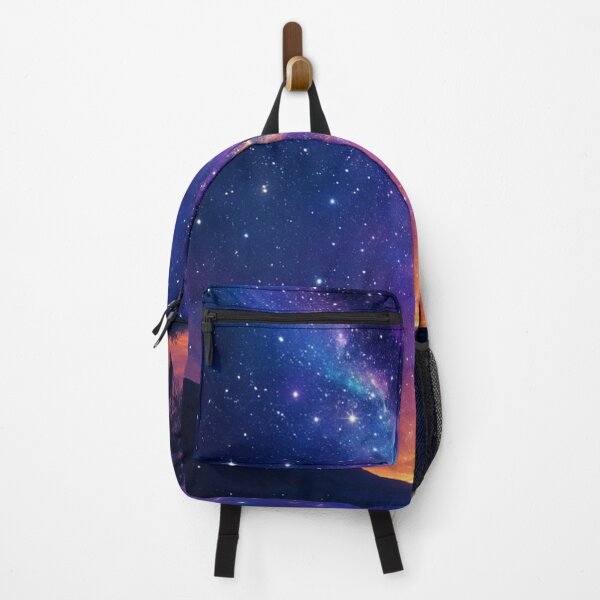 Item preview, Celestial River – Milky Way Galaxy Over the Horizon Art Print designed and sold by OandSDesigns23.