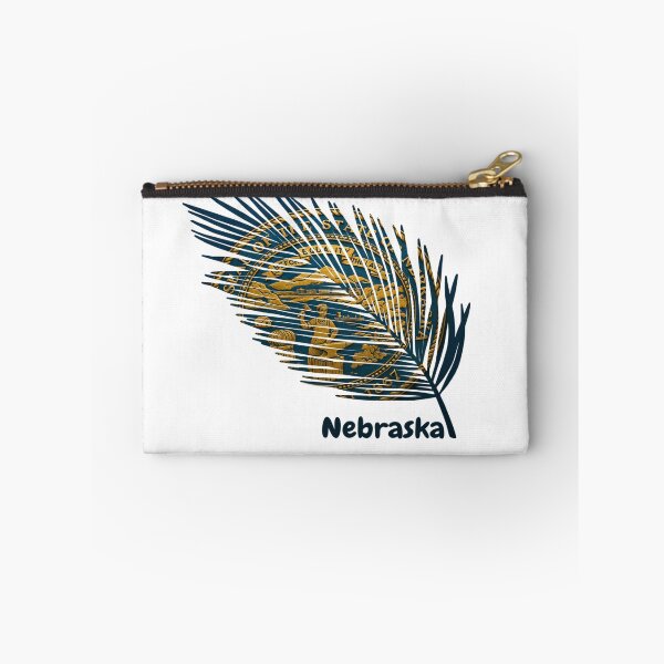 Item preview, Abstract Nebraska Flag – Feather Shape Design designed and sold by ArteJorge48.