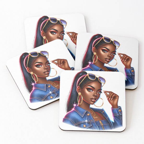 Item preview, Luxury Denim Diva with Black Girl Magic designed and sold by Lulunza.