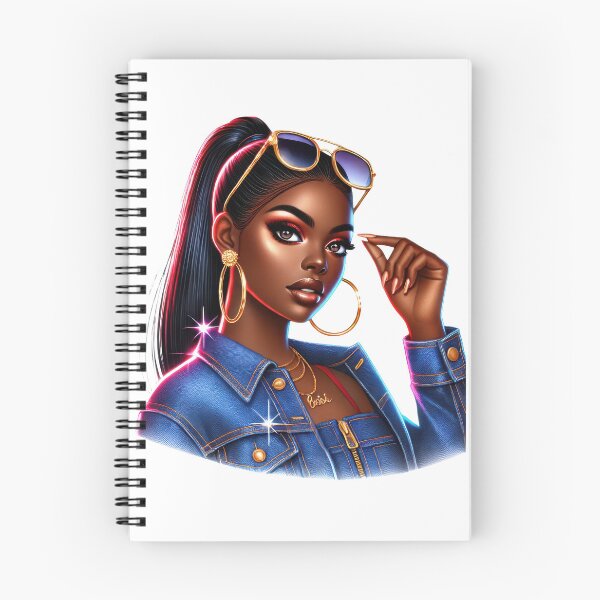 Item preview, Luxury Denim Diva with Black Girl Magic designed and sold by Lulunza.