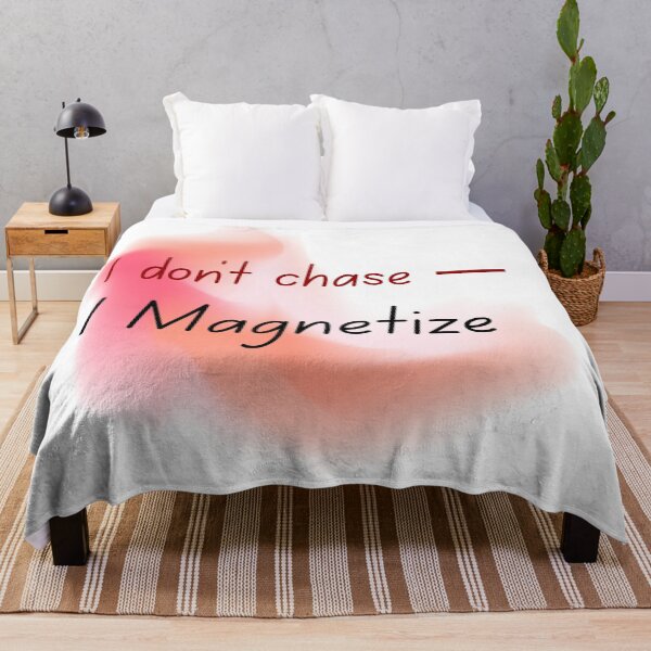 Item preview, I Don’t Chase — I Magnetize | Luxury Mindset Quote | Confidence & Attraction Energy Design designed and sold by TeeTantra.