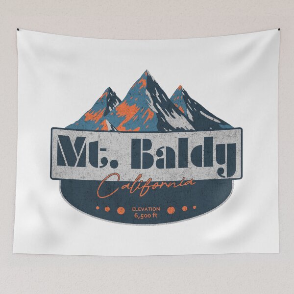 Item preview, Mt. Baldy Ski Resort, California, Mountain Design designed and sold by Wanderful-roads.