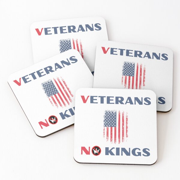 Item preview, Veterans No Kings – Military Freedom Patriot Shirt designed and sold by EVESTUDIOART.