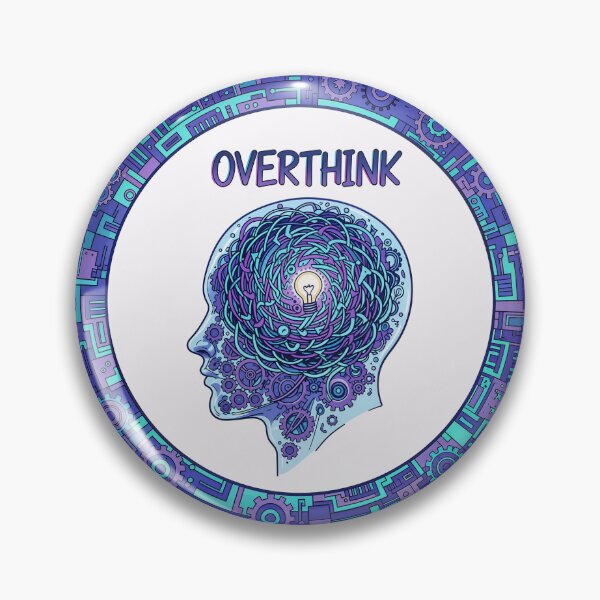 Item preview, The Overthinking Mind designed and sold by griez.
