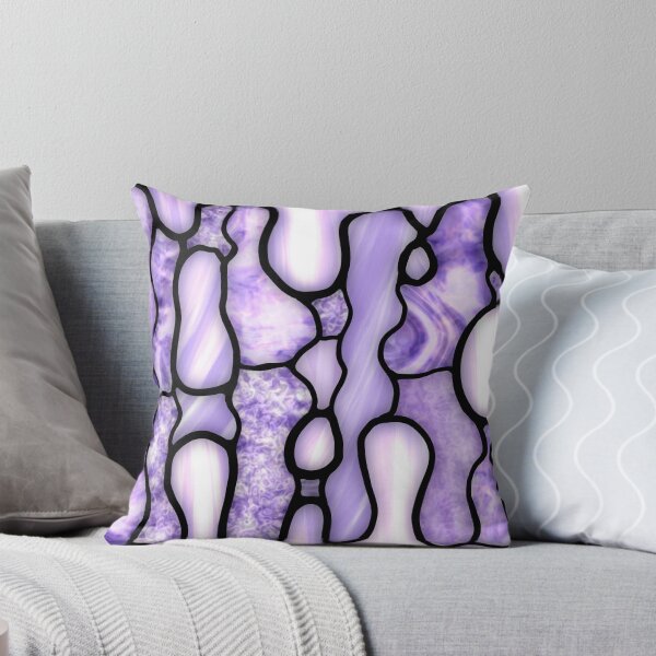 Item preview, Lava lamp stained glass pastel purple designed and sold by RipleyDrips.