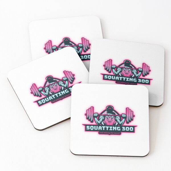 Item preview, Squatting 300, and asking for more. Bodybuilding. Powerlifting.  designed and sold by EDDYSNIPERS.