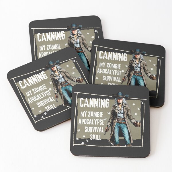 Item preview, Funny Quote Canning Homesteader Farming Zombie Apocalypse Woman designed and sold by TackyTime.