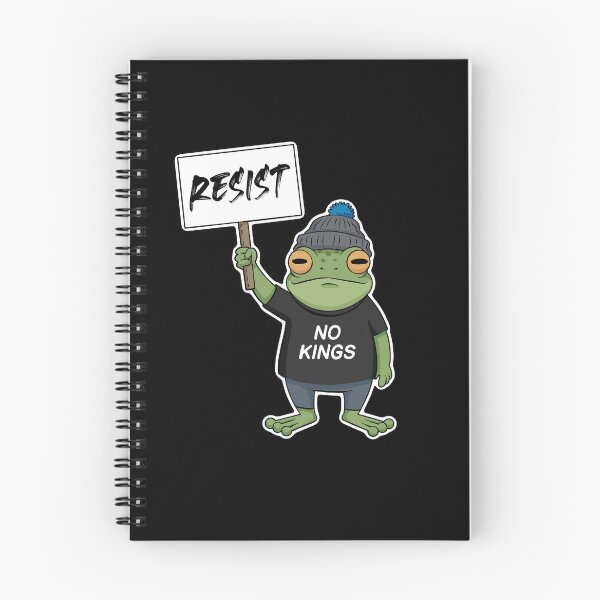 Item preview, No Kings Protest Frog - Resist! designed and sold by Eversole Design Co..