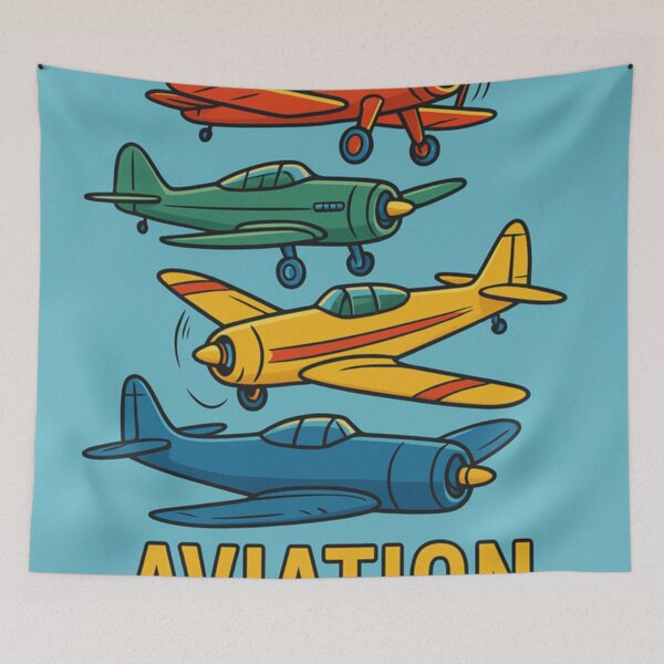 Artikelvorschau, Fly With Joy – Vintage-Design für Flugzeugliebhaber entworfen und verkauft von Czerkiz.