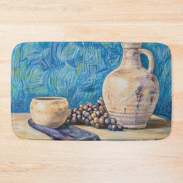 Item preview, Jug and Grapes Still Life designed and sold by tomorrowsart.