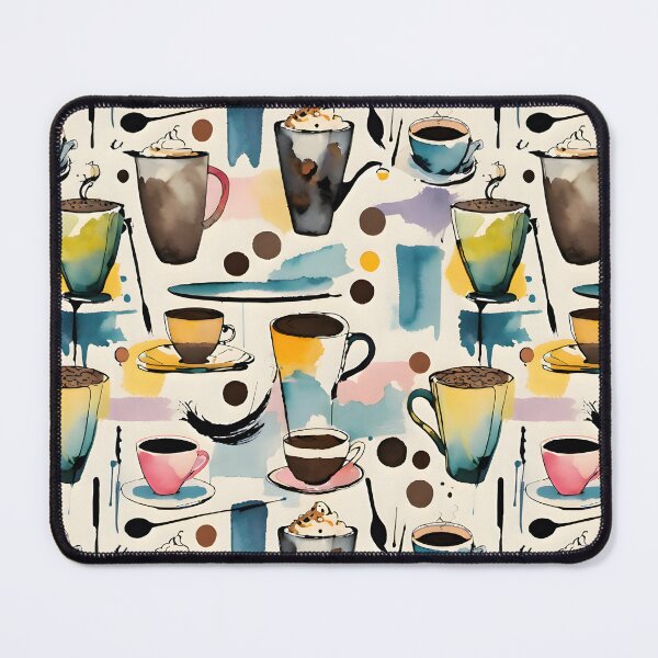 Item preview, Coffee Lover Watercolor Pattern – Cozy Café Art Design designed and sold by Dream Garden.