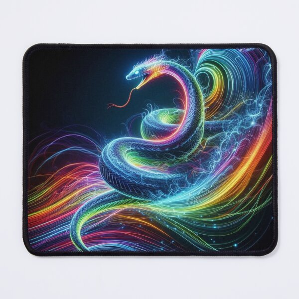 Item preview, Neon Serpent – Flow of Infinite Energy designed and sold by DreamArt Creations.