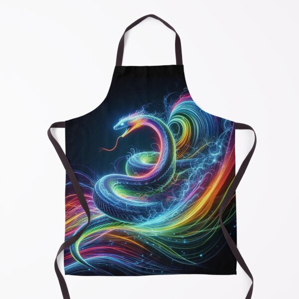 Item preview, Neon Serpent – Flow of Infinite Energy designed and sold by DreamArt Creations.