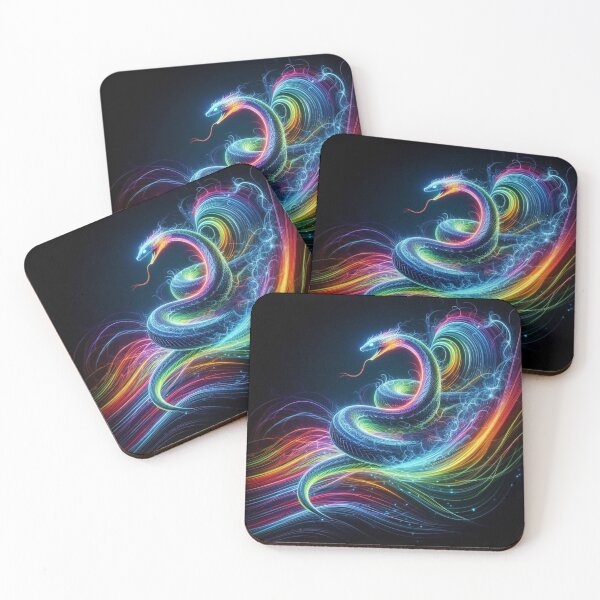 Item preview, Neon Serpent – Flow of Infinite Energy designed and sold by DreamArt Creations.