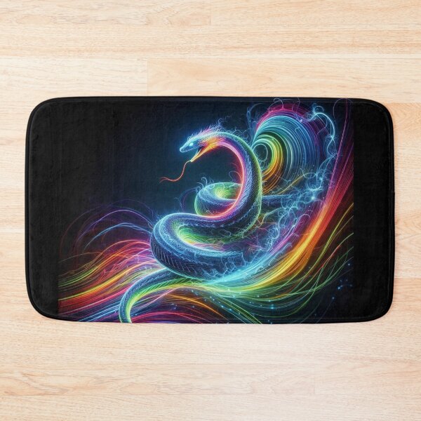 Item preview, Neon Serpent – Flow of Infinite Energy designed and sold by DreamArt Creations.