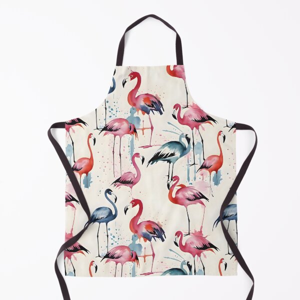 Item preview, Pink Flamingo Watercolor Pattern – Tropical Summer Design designed and sold by Dream Garden.