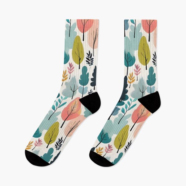 Item preview, Minimal Forest Trees Watercolor Pattern – Scandinavian Nature Art designed and sold by Dream Garden.