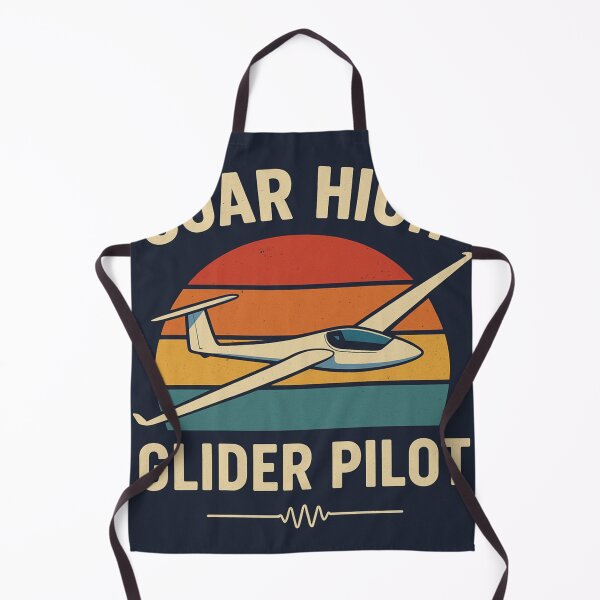 Item preview, Soar High – Retro Glider Pilot Shirt designed and sold by Czerkiz.