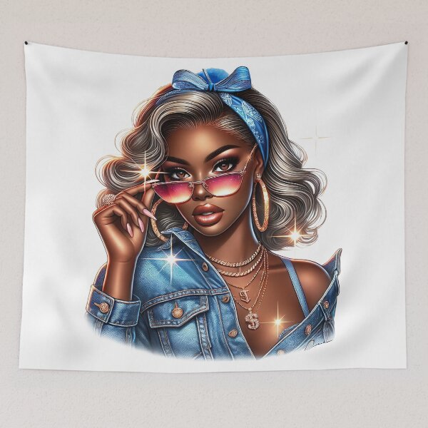 Item preview, Golden Glam High-Fashion Denim Look designed and sold by Lulunza.