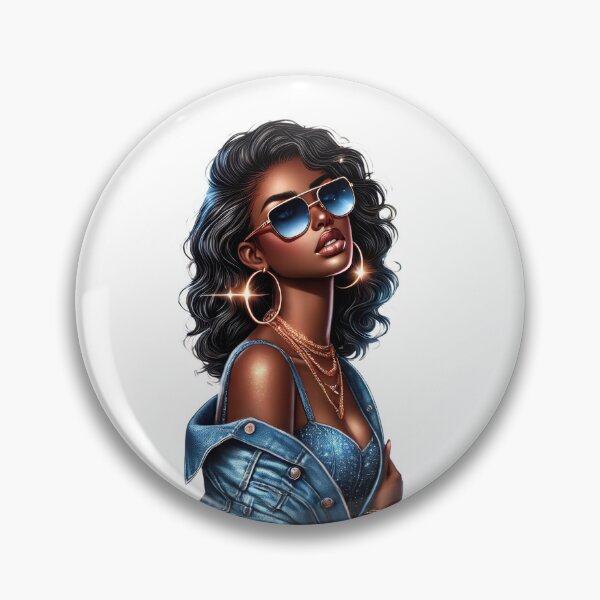 Item preview, Bold Denim Glam with Powerful Energy designed and sold by Lulunza.