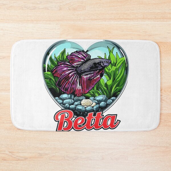 Item preview, I Love Betta – Colorful Tropical Fish Illustration designed and sold by Oriam Vision - Gaia Essence.