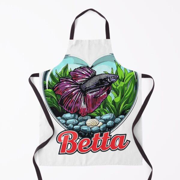 Item preview, I Love Betta – Colorful Tropical Fish Illustration designed and sold by Oriam Vision - Gaia Essence.